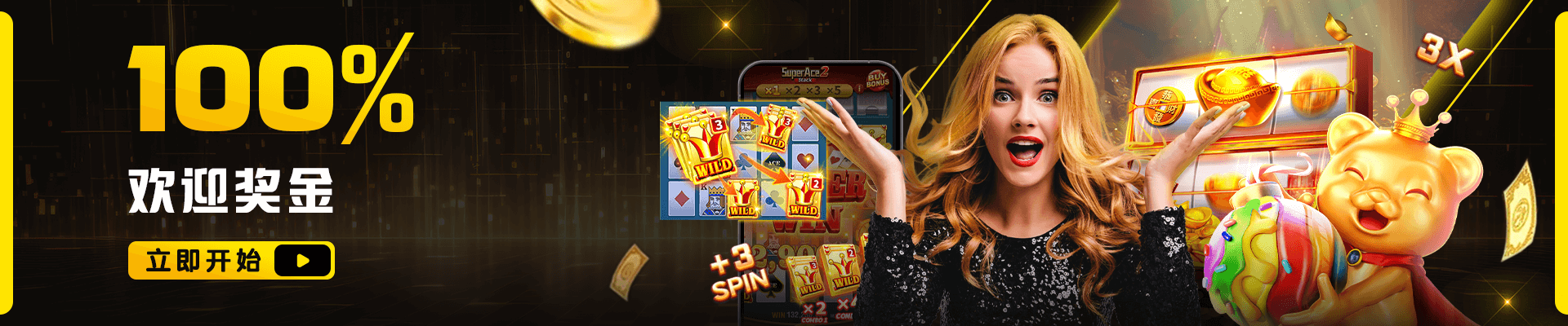 Welcome Bonus 100% CHN