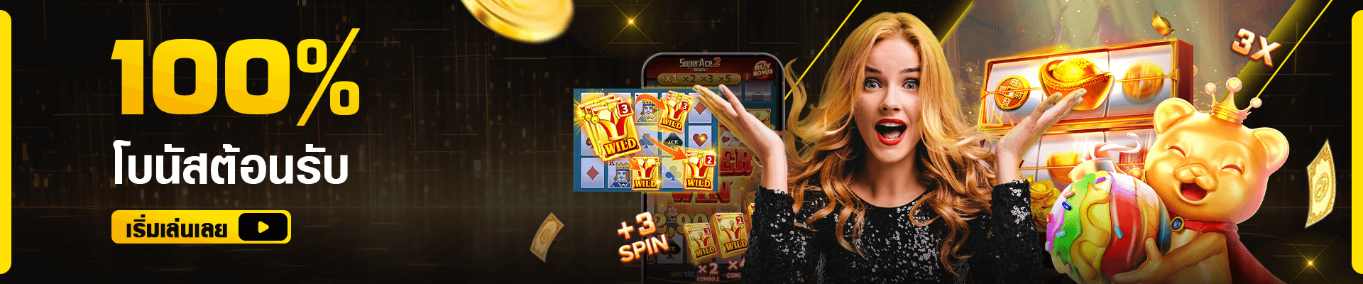Welcome Bonus 100% TH