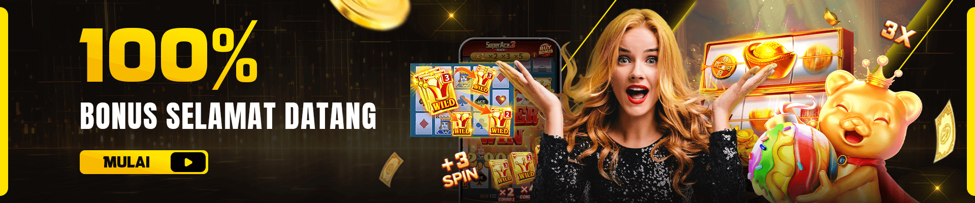 Welcome Bonus 100% IDN